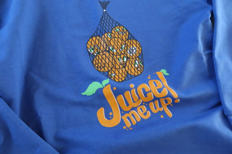t-shirt juice me up jelly alligator
