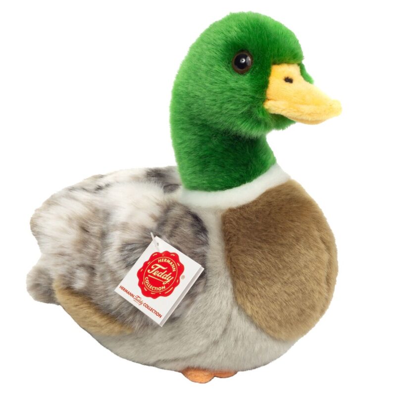 Peluche canard colvert 24 cm Teddy Hermann