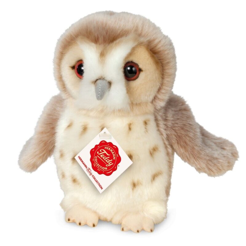 Peluche hibou beige 20 cm Teddy Hermann